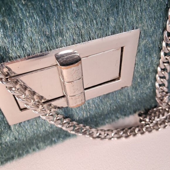 Free People Prospect Vegan Green Crossbody Bag Chain Strap - Picture 16 of 16